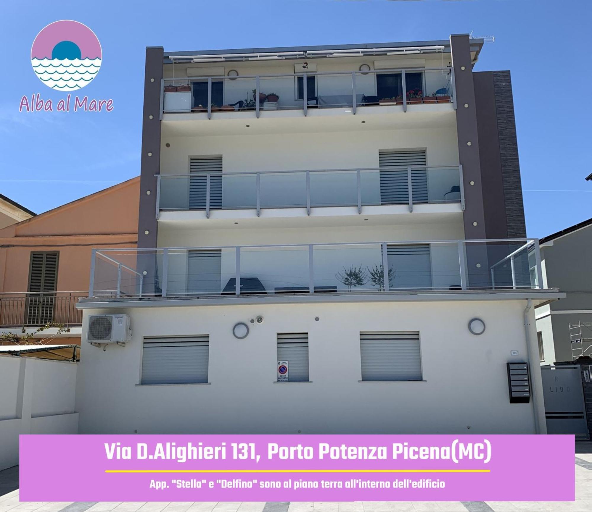 Conero-30Mt Dalla Spiaggia Di Sabbia-Bilocale E Corte-Delfino Apartment Porto Potenza Picena Exterior photo